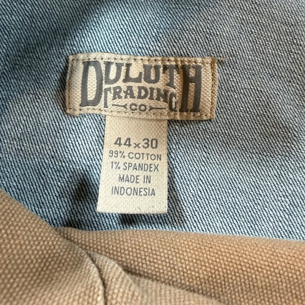 Duluth Trading Co Flex Ballroom Jeans Mens 44x30 Medium Wash Straight Leg